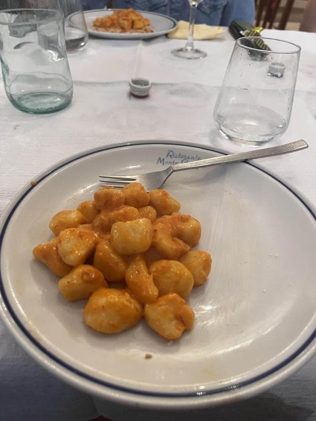 Gnocchi w/ mushroom sauce